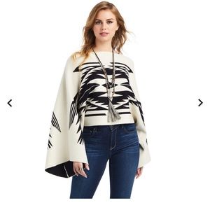 NWT Ariat poncho sweater